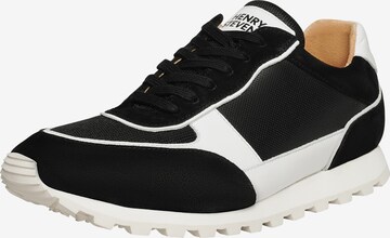 Henry Stevens Sneakers laag 'Travis R' in Zwart: voorkant