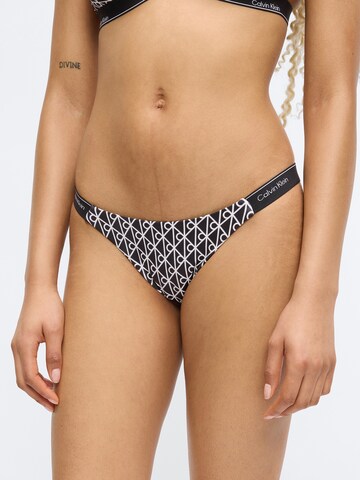 Calvin Klein Swimwear Bikinihose in Schwarz: Vorderseite