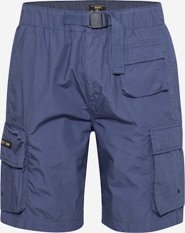 regular Pantaloni cargo di Superdry in blu: frontale