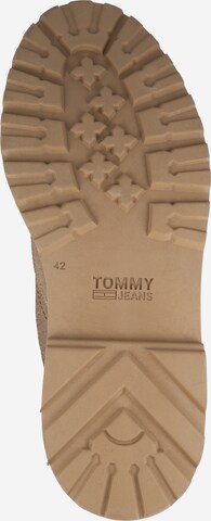 Tommy Jeans Šnurovacie čižmy - Béžová