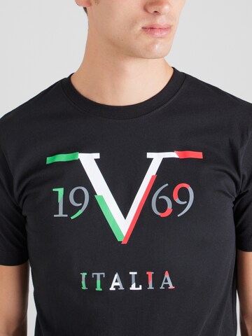 19V69 ITALIA Shirt 'PEDRO' in Black