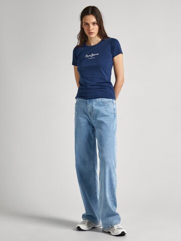 T-shirt 'New Virginia' Pepe Jeans en bleu