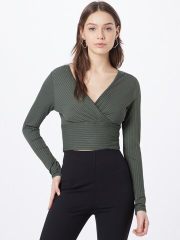 ABOUT YOU Shirt 'Cecile' in Groen: voorkant