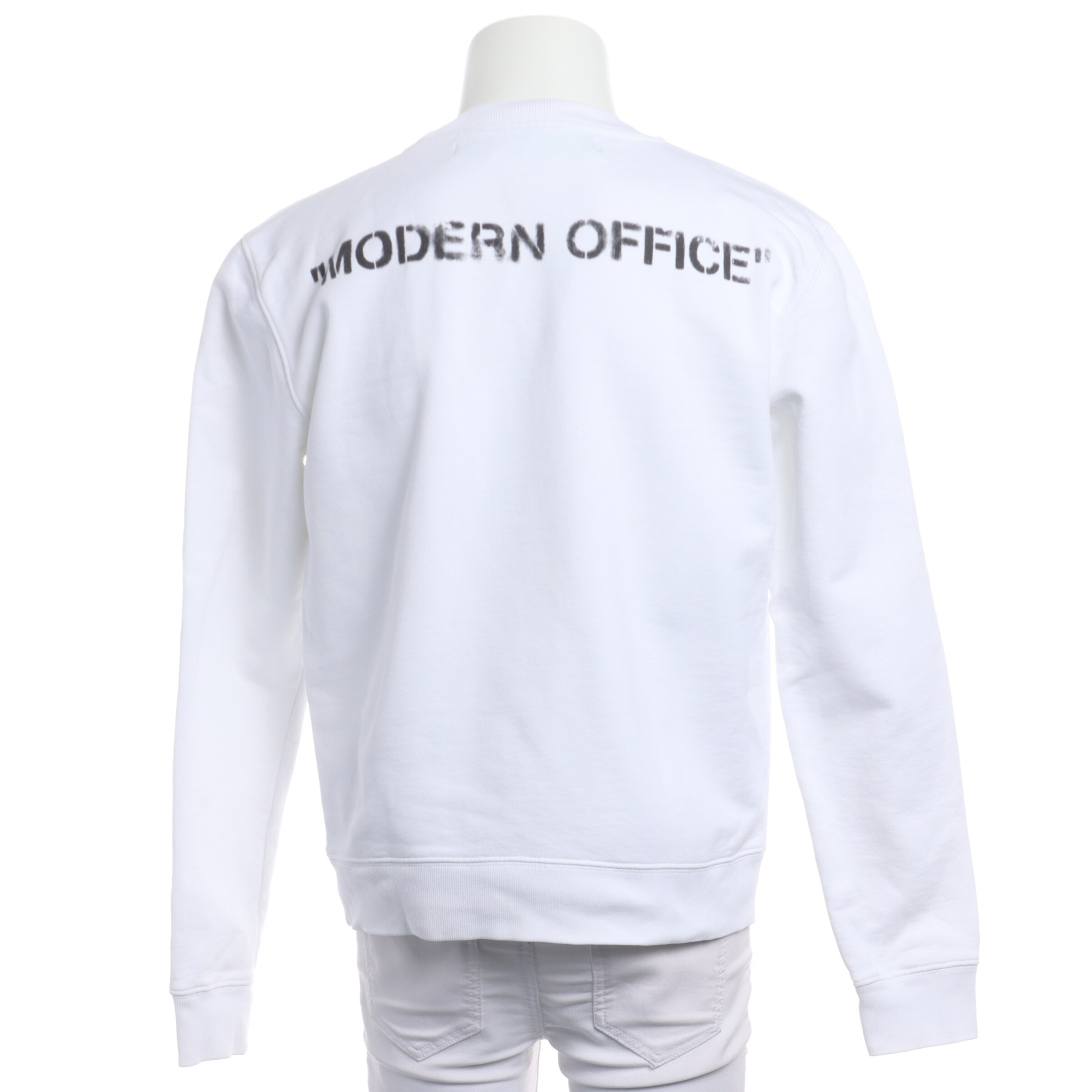 Off-White Sweatshirt / Sweatjacke M in Schwarz