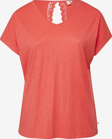 T-shirt QS en rouge : devant