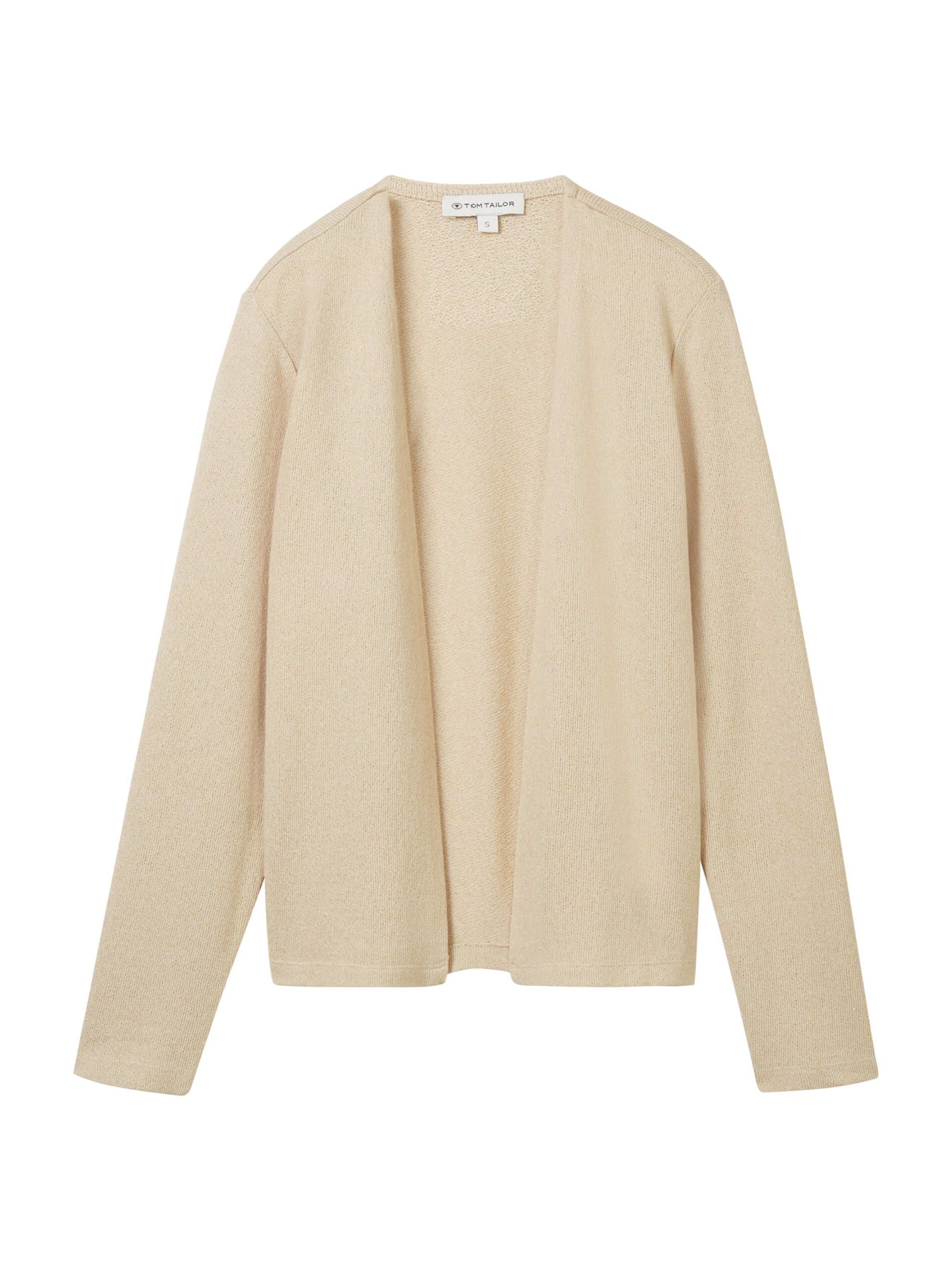TOM TAILOR Cardigan i beige: forside