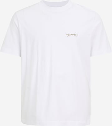 T-Shirt 'JORIslington' Jack & Jones Plus en blanc : devant