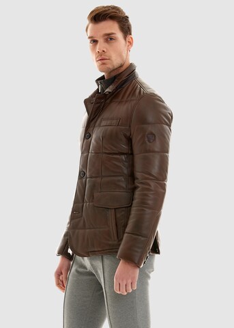 PIERRE CARDIN Winterjas in Bruin
