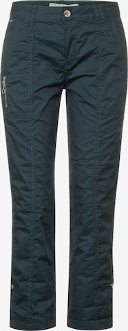 STREET ONE Slim fit Pants in Green: front