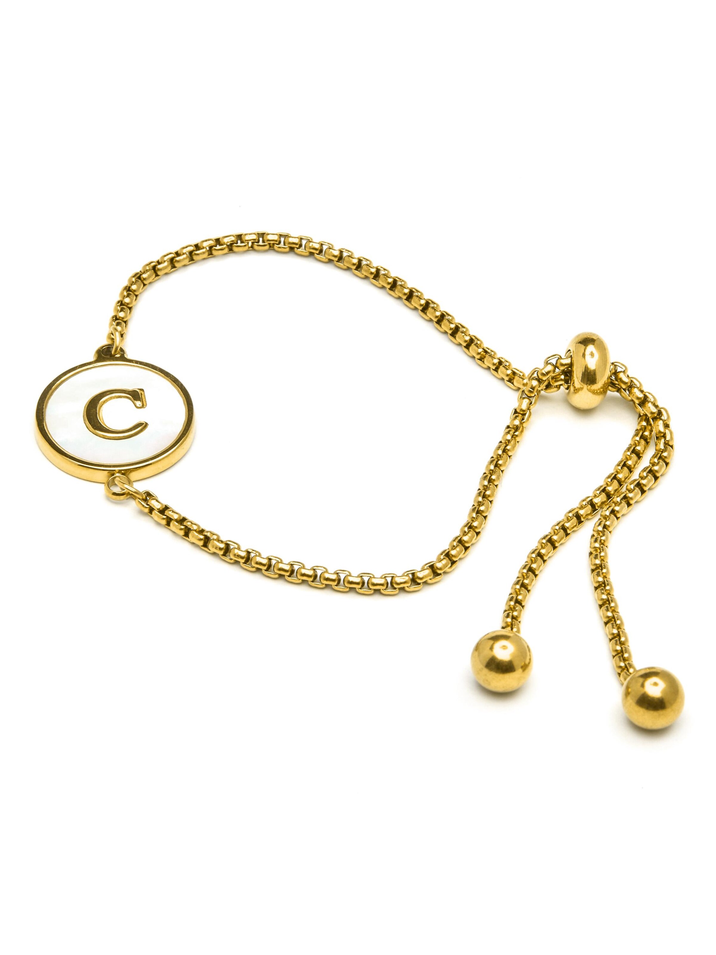 Luxenter Armbånd 'Alphabet' i guld