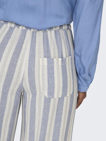 ONLY Wide leg Pants 'Caro' in Blue