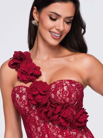 Ombre - Vestido de noche en rojo