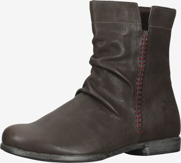 Bottines THINK! en marron : devant