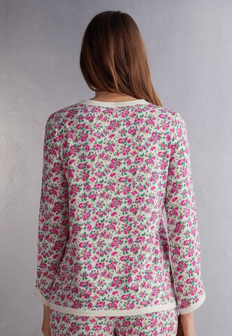 INTIMISSIMI Pajama Shirt 'LIFE IS A FLOWER' in Pink
