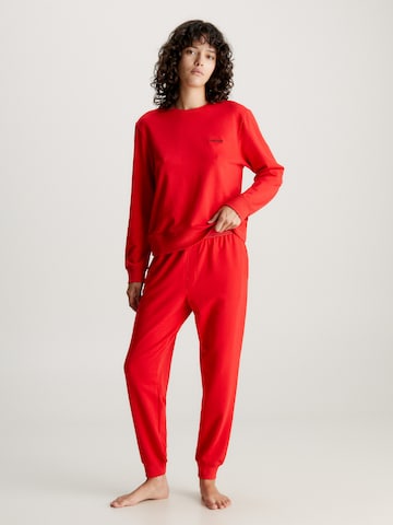 Calvin Klein Pajama Shirt in Red