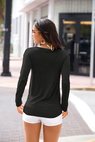 LASCANA Sweater in Black