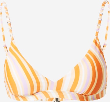 Triangle Hauts de bikini Seafolly en orange : devant