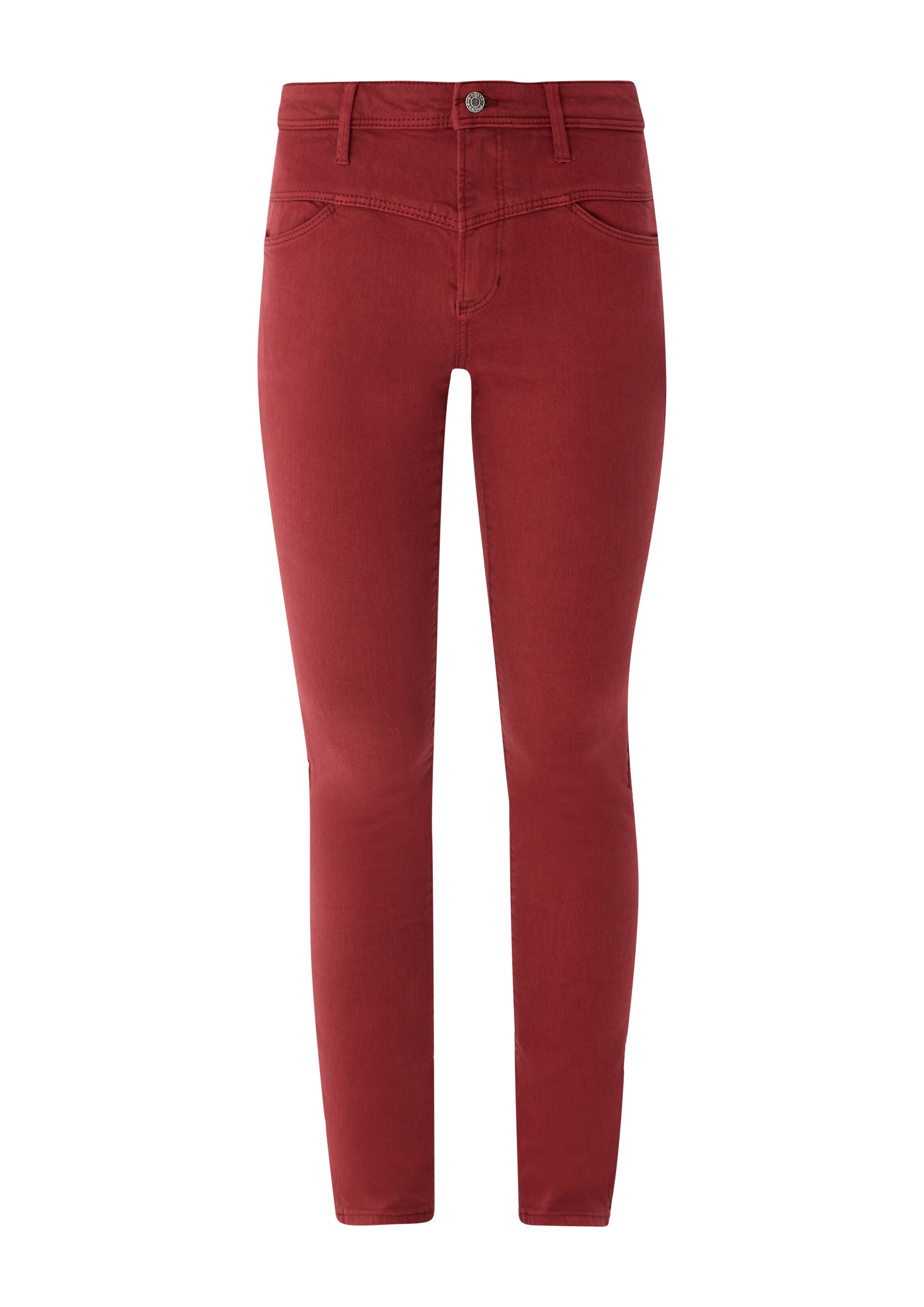 s.Oliver Slimfit Jeans in Rot: Vorderseite