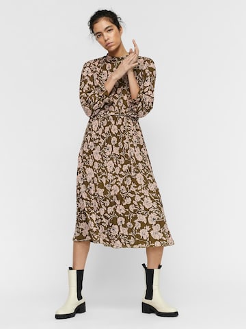 VERO MODA Shirt Dress 'Vilma' in Brown: front