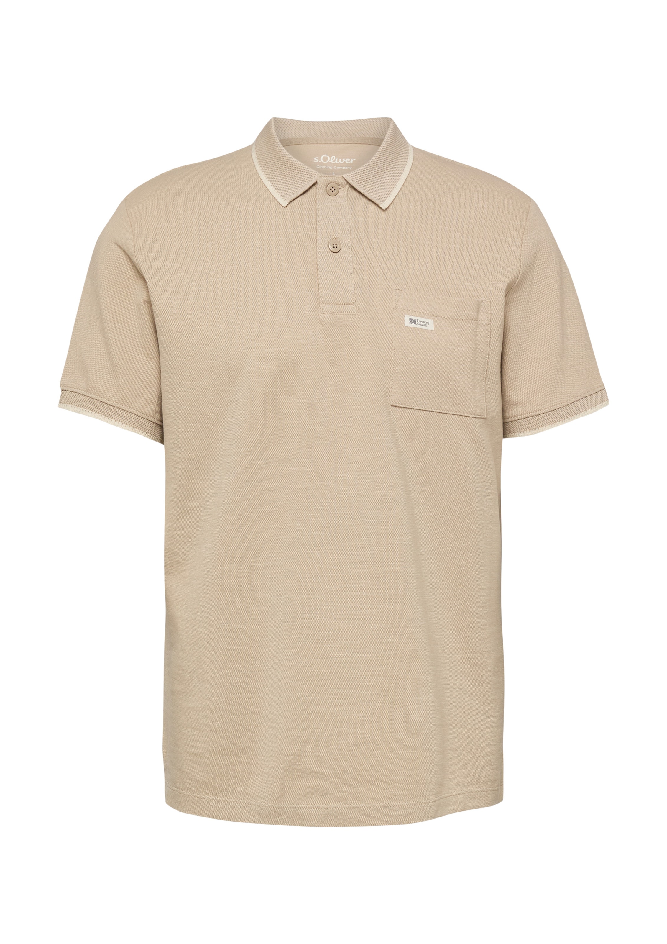 s.Oliver Shirt in Beige: front