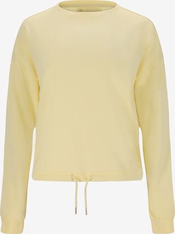 Athlecia Athletic Sweatshirt 'Soffina' in Yellow: front