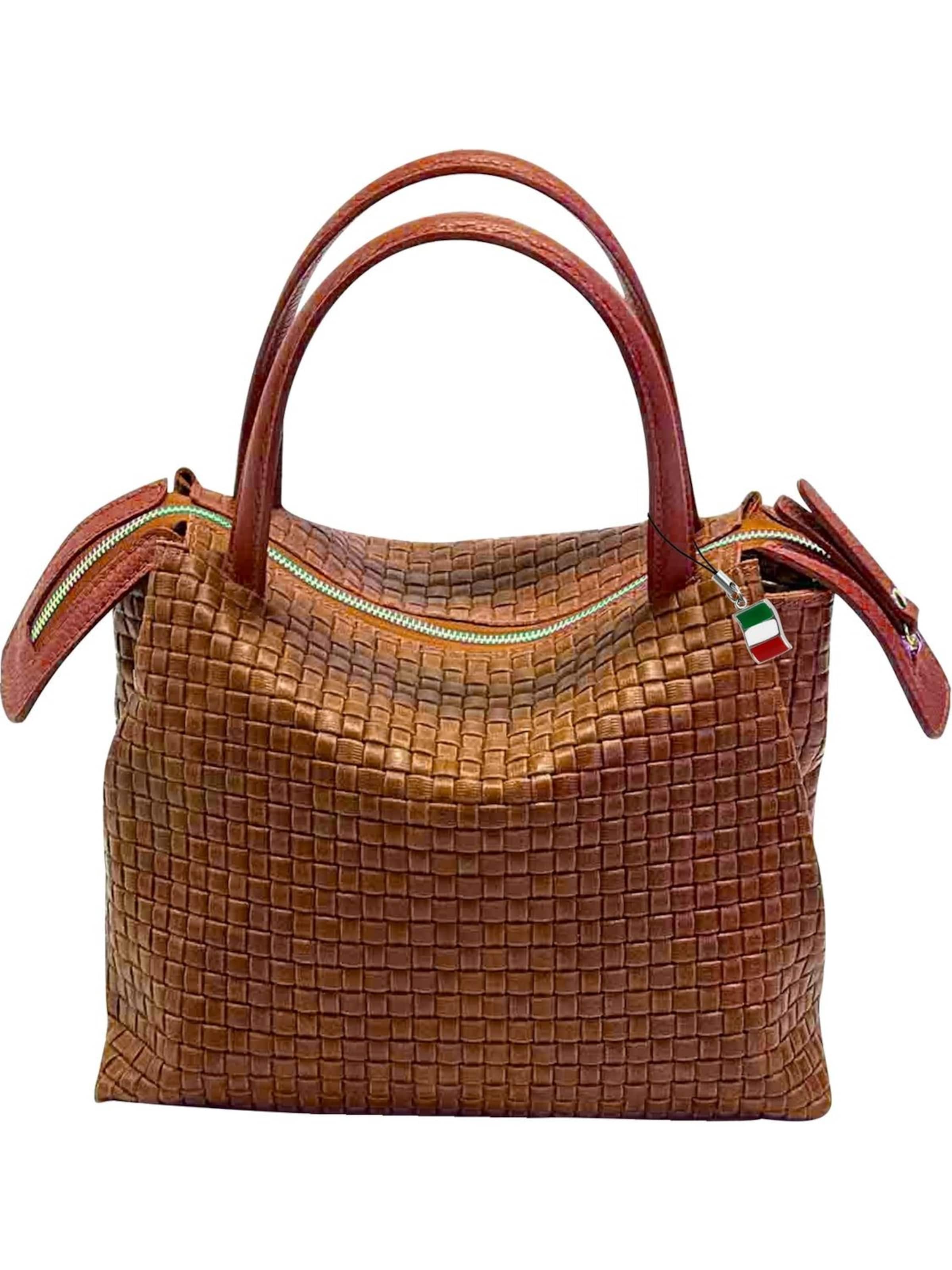 Florence Schoudertas in Bruin: voorkant