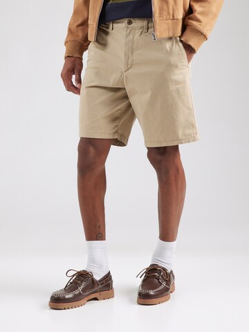 Regular Pantalon chino 'ESSENTIAL' GAP en vert : devant