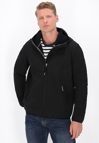 Veste fonctionnelle Schmuddelwedda en noir : devant