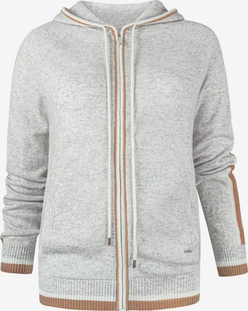 Marc & André Knit Cardigan 'TINDED AVENUES' in Grey: front