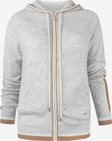 Marc & André Knit Cardigan 'TINDED AVENUES' in Grey: front