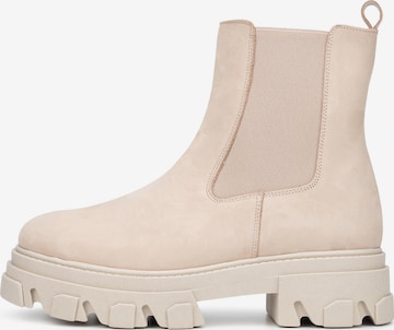 Another A Chelsea Boots in Beige: front