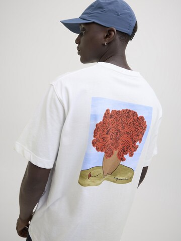 T-Shirt 'JORMarrakesh' JACK & JONES en blanc