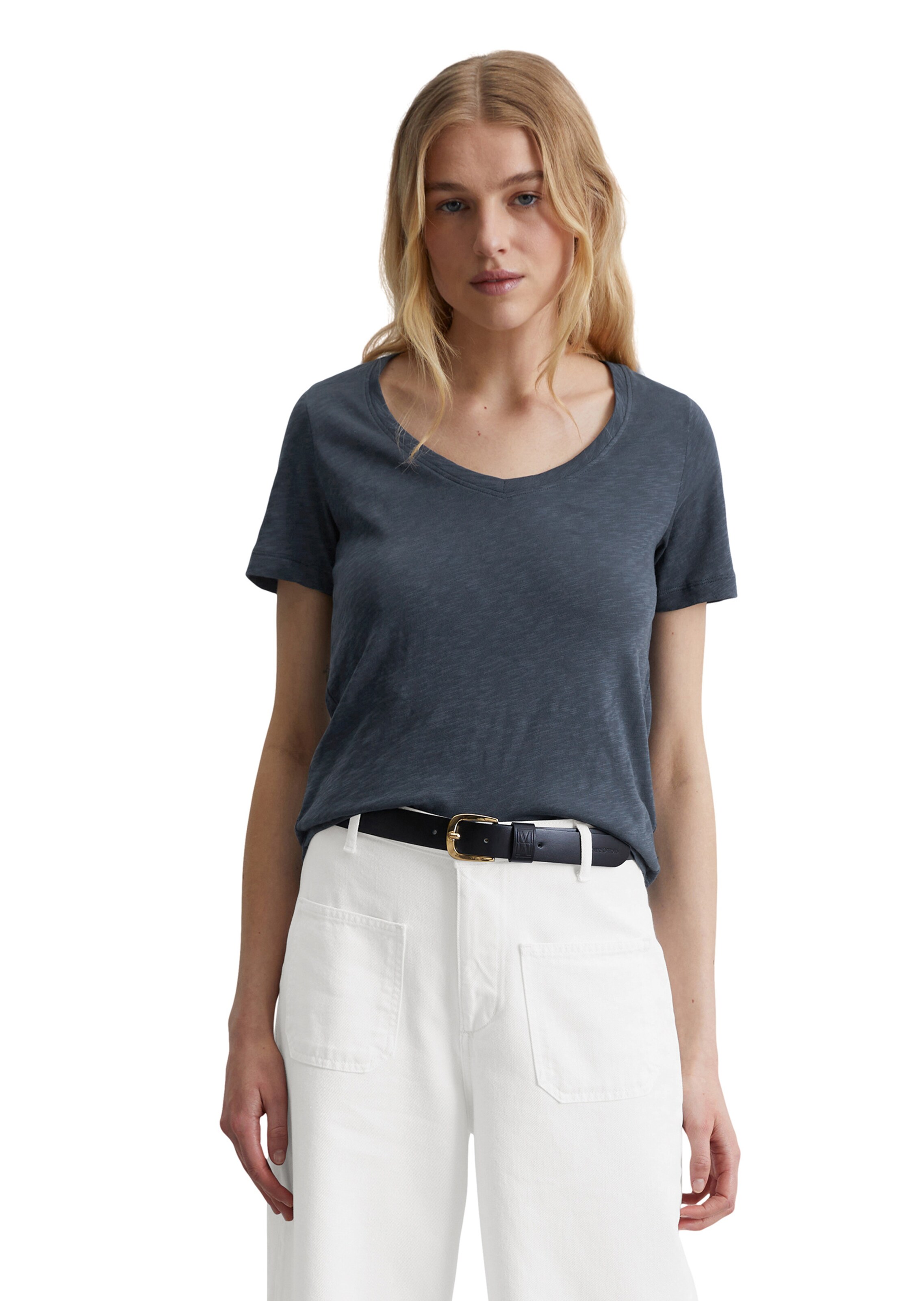 Marc O'Polo - Camiseta en gris: frente