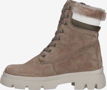 THINK! Lace-Up Ankle Boots in Brown