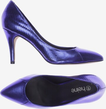 heine Pumps 38 in Blau: predná strana