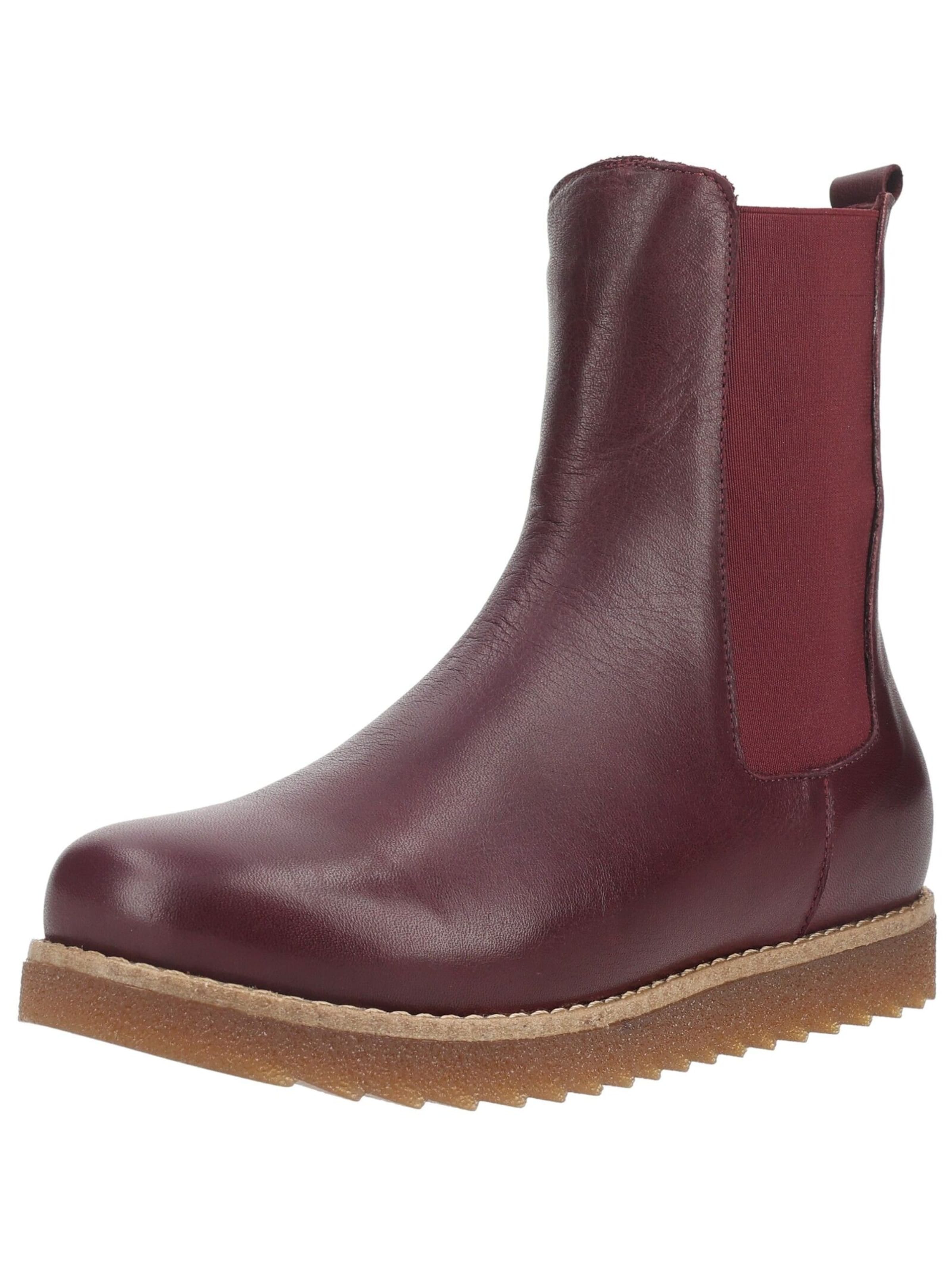 ANDREA CONTI Chelsea Boots in Red: front