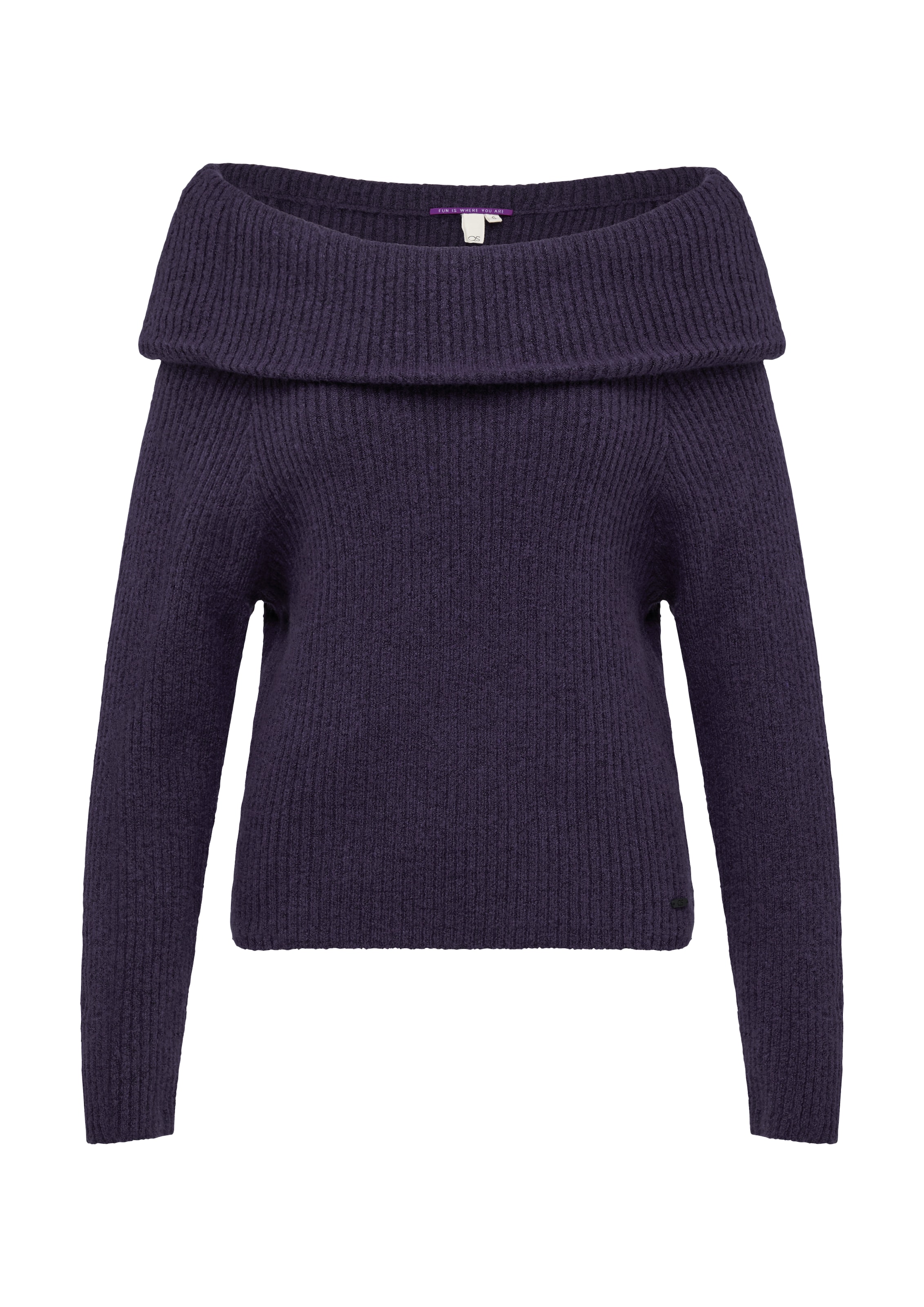 QS Pullover in Lila: Vorderseite