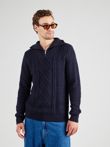 JACK & JONES Pullover 'JPRBLUNORTH' i blå: forside