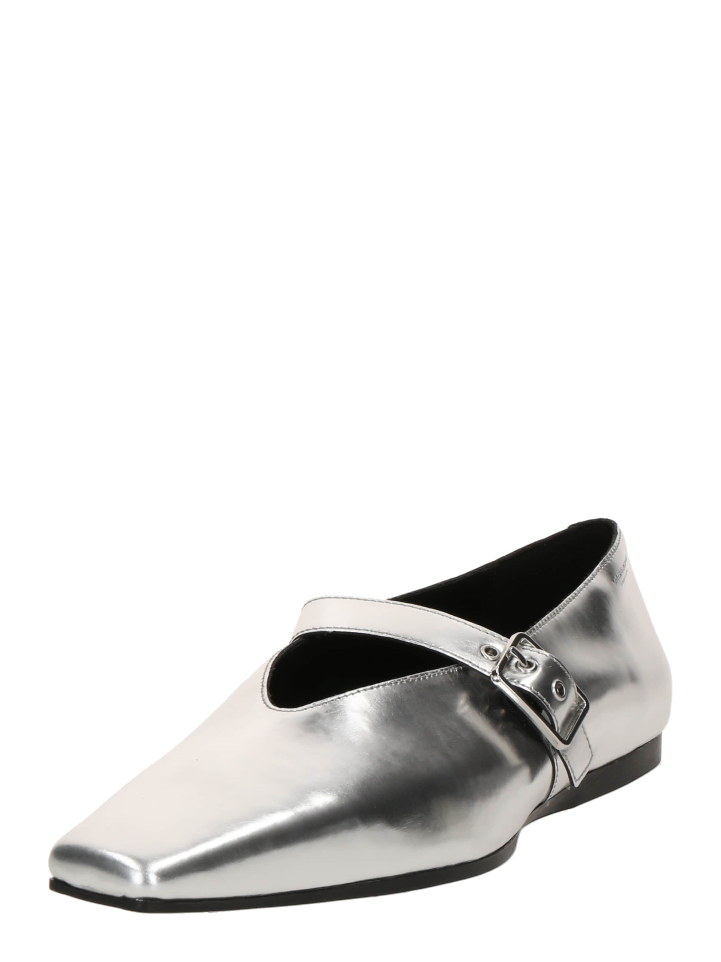 sudrabs VAGABOND SHOEMAKERS Balerīnas ar siksniņu 'WIOLETTA': no priekšpuses