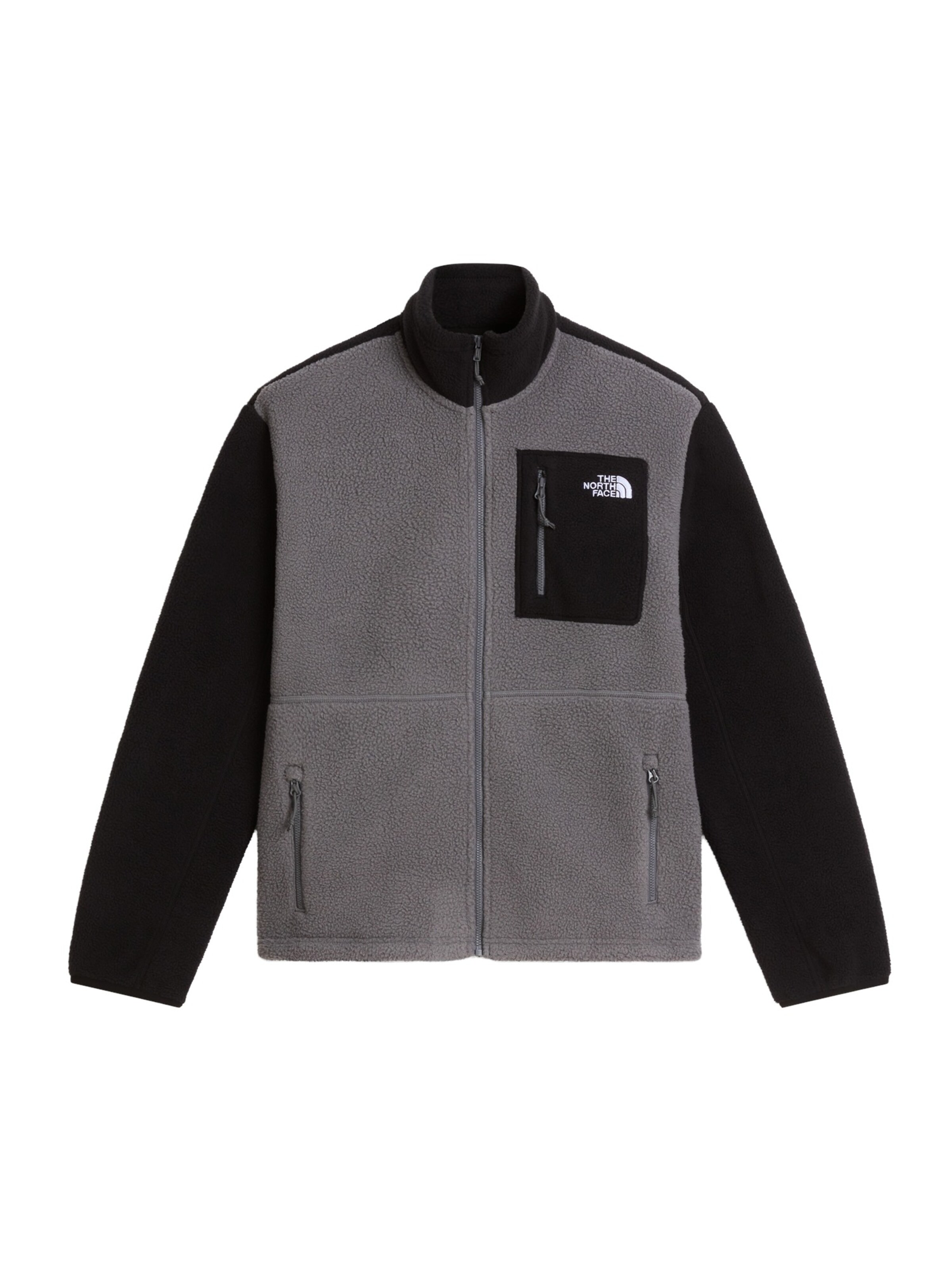 THE NORTH FACE - Casaco de velo 'Yumiori' em cinzento: frente