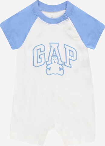 GAP - Pijama entero/body en blanco: frente