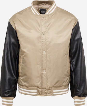 Veste mi-saison 'CHRIS' Only & Sons en beige : devant