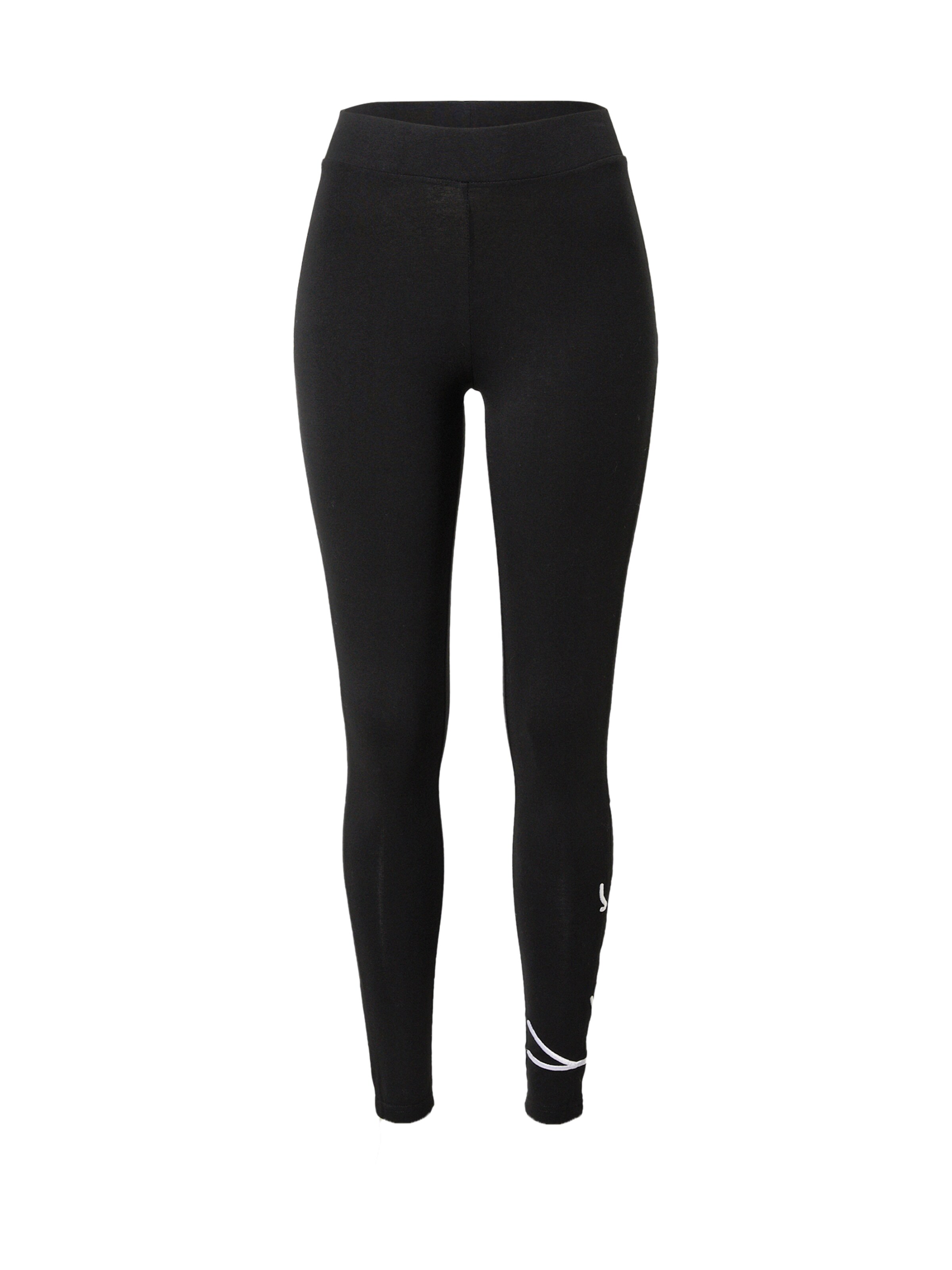 Karl Kani Skinny Leggings 'Signature' - fekete: elől