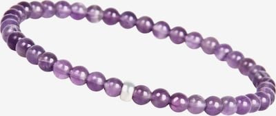 Massi Morino Perlenarmband aus Natursteine Amethyst, 15 cm in 15 - 18 cm in lila, Produktansicht
