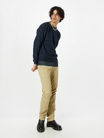 INDICODE JEANS Sweater 'Seashell' in Blue