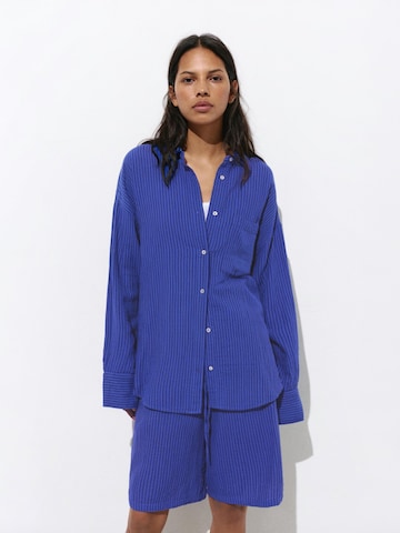 Pull&Bear Pusero 'PACIFIC' värissä sininen: etupuoli