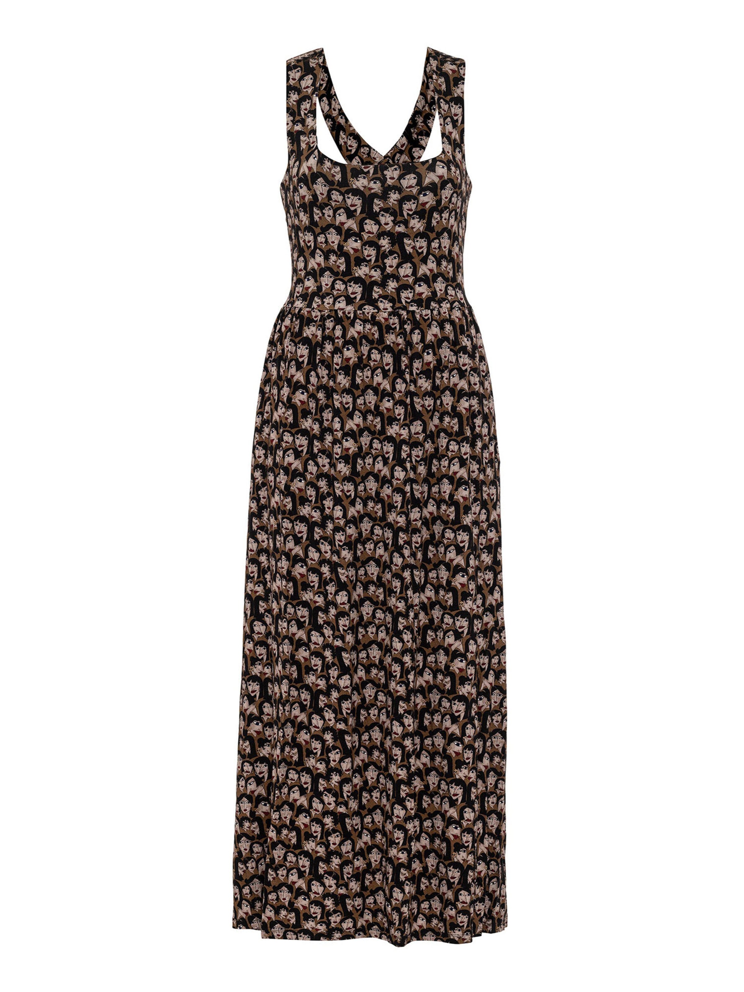 Abito di Anou Anou in beige: frontale