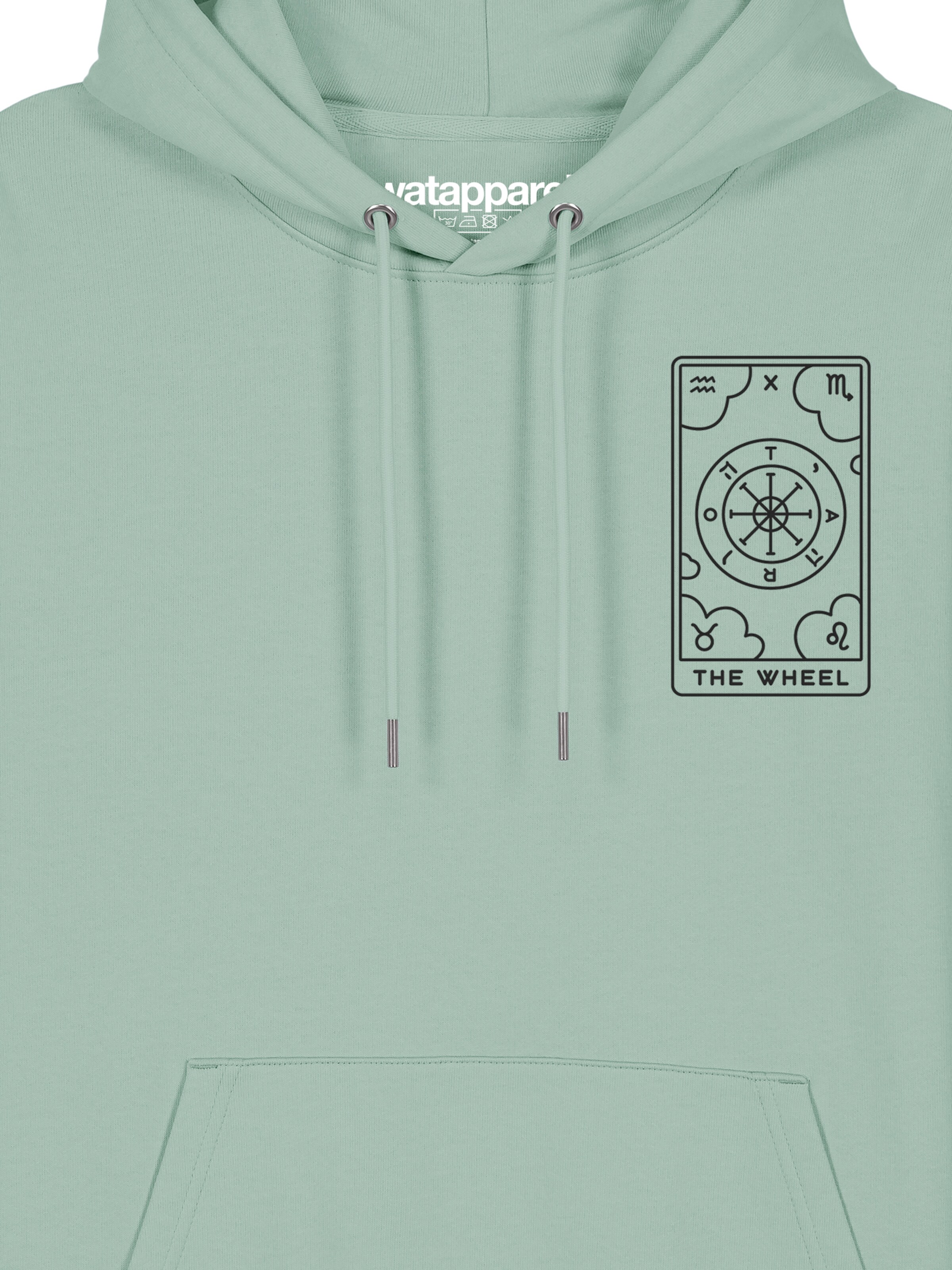 Sweat-shirt ' Tarot The Weel ' Watapparel en vert