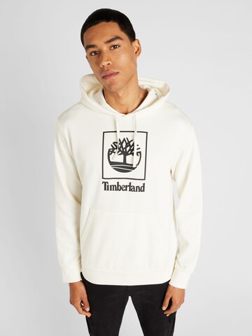 Sweat-shirt TIMBERLAND en blanc : devant