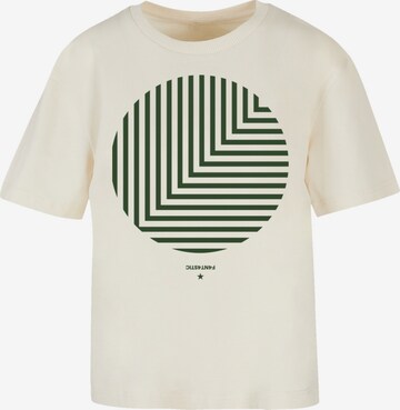 F4NT4STIC Shirt 'Geometrics' in Beige: voorkant